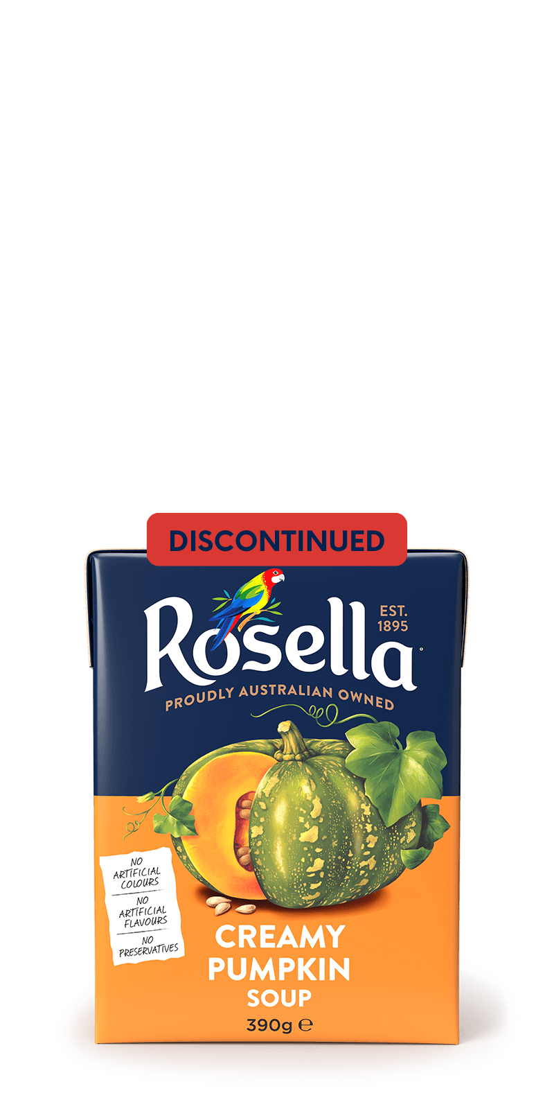 Rosella Pumpkin Soup Discontinued
