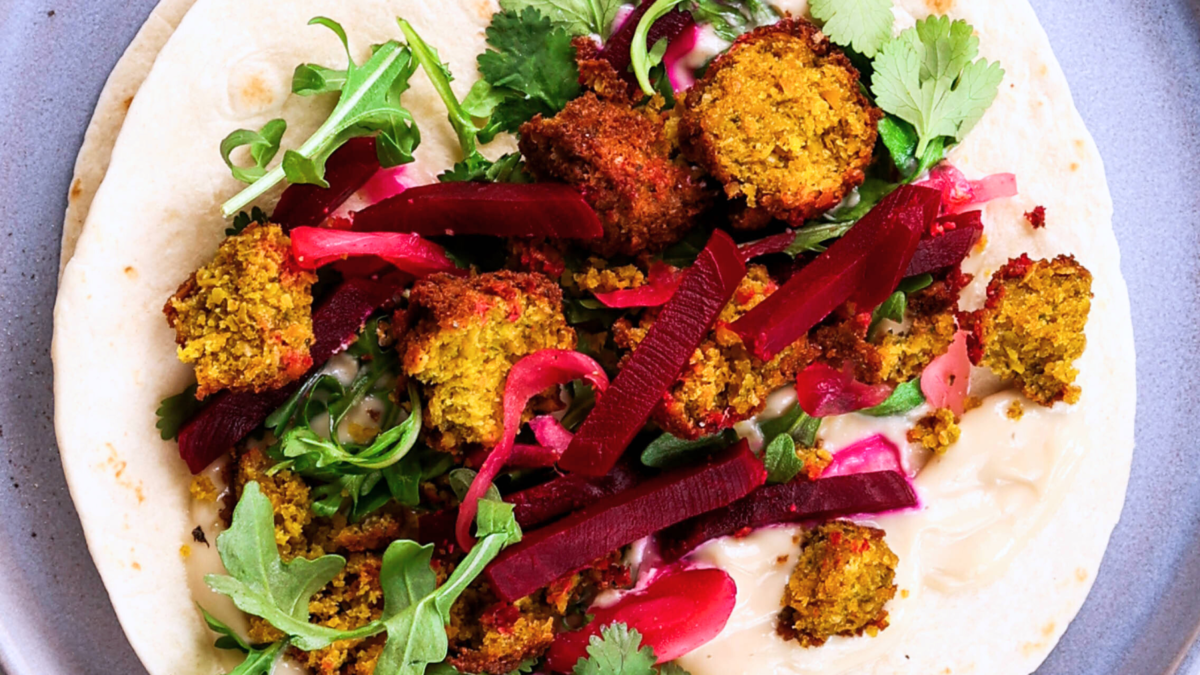 Rosella Felafel Beetroot Wraps