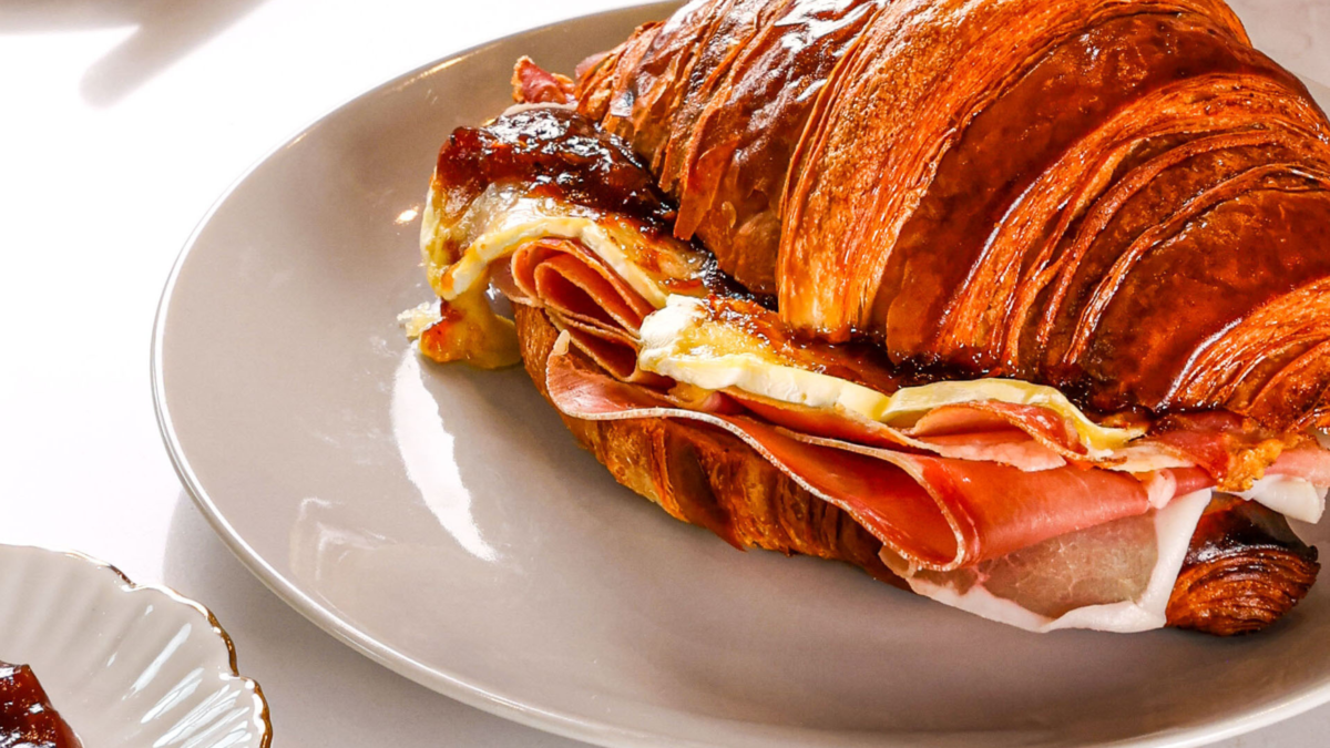 Rosella Prosciutto, Brie and Chutney Croissant